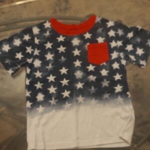 Celebrate It Starry Navy and Red Kids T-Shirt
